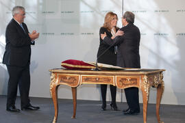 Toma de posesión de D. José Ángel Narváez Bueno como Rector de la Universidad de Málaga. Palacio de San Telmo, Sevilla. Enero de 2016