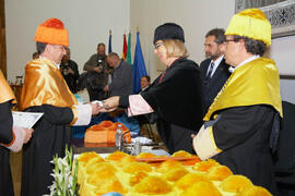 Investidura de nuevos doctores por la Universidad de Málaga. Paraninfo. Febrero de 2012