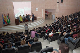 Presentación de spots en el 3º Campus Audiovisual de la Universidad de Málaga: Creatividad Public...