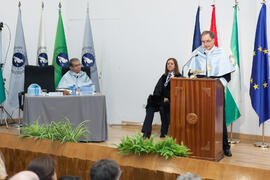 Antonio Soler en su investidura como Doctor "Honoris Causa" por la Facultad de Filosofí...