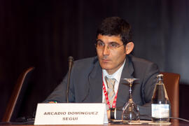 Arcadio Domínguez. Conferencia de Waneen W. Spirduso. 3º Congreso Internacional de Actividad Físico-Deportiva para Mayores de la Universidad de Málaga. Palacio de Ferias y Congresos de Málaga. Marzo de 2009