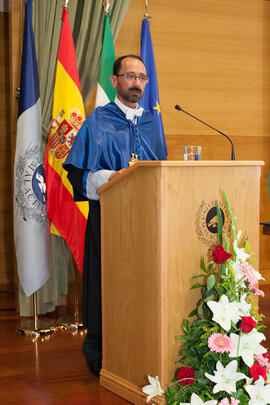 Ezequiel Pérez-Hinestrosa en la investidura como Doctor "Honoris Causa" de Jean-Marie L...