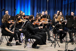 Violinistas. Concierto de Bandas Sonoras de la 31 edición de Fancine de la Universidad de Málaga....