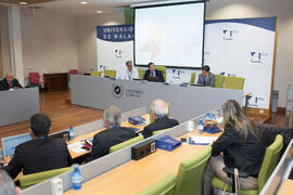 Encuentro de rectores de Brasil, Portugal y España: Fomento de la cultura emprendedora. Edificio del Rectorado. Octubre de 2015