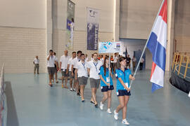Ceremonia de apertura del IX Campeonato de Europa Universitario de Fútbol Sala. Antequera. Julio de 2013