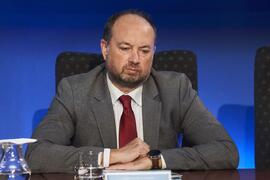 Ramón Herrera de las Heras. Apertura del Curso Académico 2024/2025 de la Universidad de Málaga. Paraninfo. Septiembre de 2024