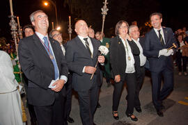 Procesión Magna Mariana con motivo del "Mater Dei". Centro histórico de Málaga. Septiem...