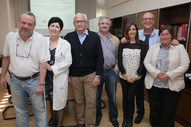 Foto de grupo. Personal e instalaciones del Departamento de Farmacología. Facultad de Medicina. N...