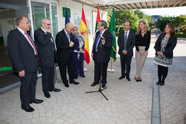 Inauguración de la Oficina de la Universidad de Sharjah, Emiratos Árabes. Jardín Botánico. Noviem...