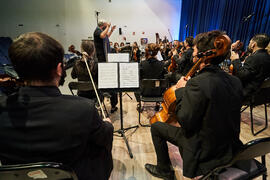 Ensayo del Concierto de Bandas Sonoras de la 31 edición de Fancine de la Universidad de Málaga. A...