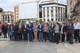 Inauguración de la exposición "UMA 40 años compartiendo futuro" en Calle Larios. Octubre de 2012