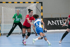 Partido Universidad Ovidius - Universidad de Akdeniz. Categoría femenina. Campeonato Europeo Universitario de Balonmano. Antequera. Julio de 2017