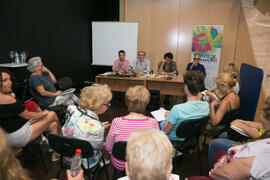 Mesa redonda: "Escribir comedia, el reto de hacer reír". Curso de Verano "El humor en las artes escénicas". Marbella. Julio de 2018