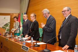 Homenaje a María Victoria Atencia. Edificio del Rectorado. Diciembre de 2014