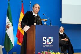 Discurso de Miguel Ángel Castro Arroyo. Entrega de la Medalla de Oro de la Universidad de Málaga a la Universidad de Sevilla. Paraninfo. Junio de 2023