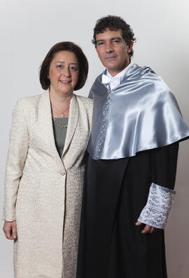 Retratos de D. José Antonio Domínguez Bandera como Doctor "Honoris Causa" por la Univer...