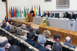 Toma de Posesión del nuevo Consejo de Dirección de la Universidad de Málaga. Paraninfo.  Enero de 2016