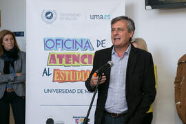 José Francisco Murillo en la inauguración de la Oficina de Atención al Estudiante de la Universid...