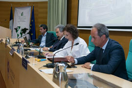 Acto de apertura. Curso "La ciudad como arquetipo. Literatura, historia y arte. Europa y América". Edificio del Rectorado. Septiembre de 2018