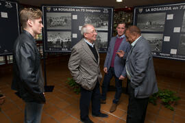 Exposición "La Rosaleda en 75 imágenes". Complejo Polideportivo Universitario. Marzo de...