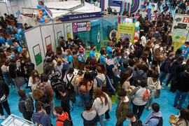 Stand de la Facultad de Bellas Artes. Jornada de Puertas Abiertas de la Universidad de Málaga. Co...