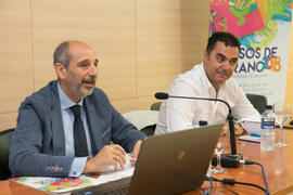 Manuel Camas presenta la conferencia de Juan Carlos Martínez "Agentes influyentes y estado de la cuestión". Curso "Turismo sanitario: asignatura pendiente". Cursos de Verano de la Universidad de Málaga. Marbella. Julio de 2018