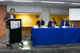 Intervención de José Antonio Mesa Toré. Homenaje a Pablo García Baena y Antonio Garrido. Bibliote...