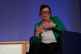 "Dialogando" con Clara Grima. Escuela de Ingenierías Industriales de la Universidad de Málaga. Mayo de 2024