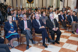 Marion Reder, Alfredo Asensi, Francisco de la Torre y José Manuel Cabra de Luna en el nombramient...