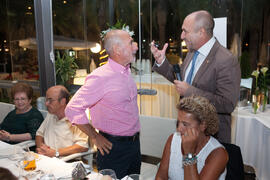 Cena Homenaje a profesores y PAS jubilados de la Facultad de Económicas. Restaurante El Palmeral....