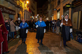 Estación de Penitencia de la Hermandad de los Estudiantes. Málaga. Abril de 2022