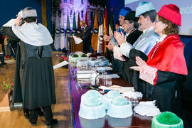 Investidura de nuevos doctores por la Universidad de Málaga. Paraninfo. Enero de 2019