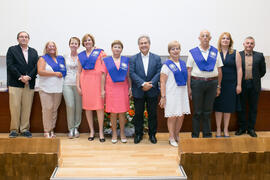 Graduación del curso del Aula de Mayores de la Universidad de Málaga. Paraninfo. Junio de 2017