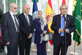 Inauguración de la Oficina de la Universidad de Sharjah, Emiratos Árabes. Jardín Botánico. Noviem...