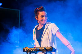 Concierto de "Eskarnia". Espectáculo benéfico en los Cursos de Verano de la Universidad de Málaga. Marbella. Julio de 2018