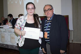 Entrega de premios. Jornada de clausura del I Concurso de Creación de Empresas. Facultad de Cienc...