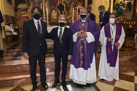 Misa de Lunes Santo de la Cofradía de los Estudiantes. Iglesia de San Agustín. Abril de 2022