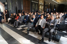 Asistentes a la Toma de Posesión de D. José Ángel Narváez Bueno como Rector de la Universidad de Málaga. Palacio de San Telmo, Sevilla. Enero de 2020