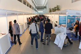 I Feria de Empleo de la Universidad de Málaga. Complejo de Estudios Sociales y de Comercio. Abril...