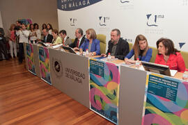 Presentación de los cursos de verano de la Universidad de Málaga. Rectorado. Mayo de 2010