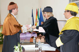 Investidura de nuevos doctores por la Universidad de Málaga. Paraninfo. Febrero de 2012