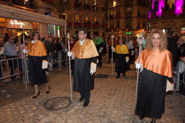 Estación de Penitencia de la Hermandad de los Estudiantes. Málaga. Marzo de 2015