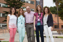 Foto de grupo. Facultad de Ciencias Económicas y Empresariales. Campus de El Ejido. Mayo de 2015