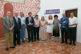 Foto de grupo. Cena de gala con motivo del Campeonato Europeo Universitario de Balonmano. Anteque...