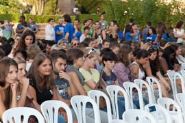 Acto de bienvenida a los alumnos Erasmus de la Universidad de Málaga. Jardín Botánico. Octubre de...