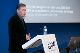 Luis Machuca Santa Cruz. Inauguración del curso 2018-2019 de la Escuela Técnica Superior de Arqui...