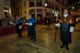 Estación de Penitencia de la Hermandad de los Estudiantes. Málaga. Abril de 2022