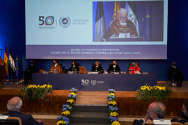 Mesa presidencial. Investidura de Felipe Romera como Doctor "Honoris Causa" por la por ...