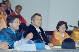 Apertura del Curso Académico 1995/1996 de la Universidad de Málaga. Teatro Cervantes. Octubre de ...