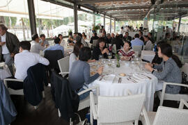 Almuerzo de despedida de la X Tribuna España - Corea. Restaurante "El Palmeral". Octubre de 2015